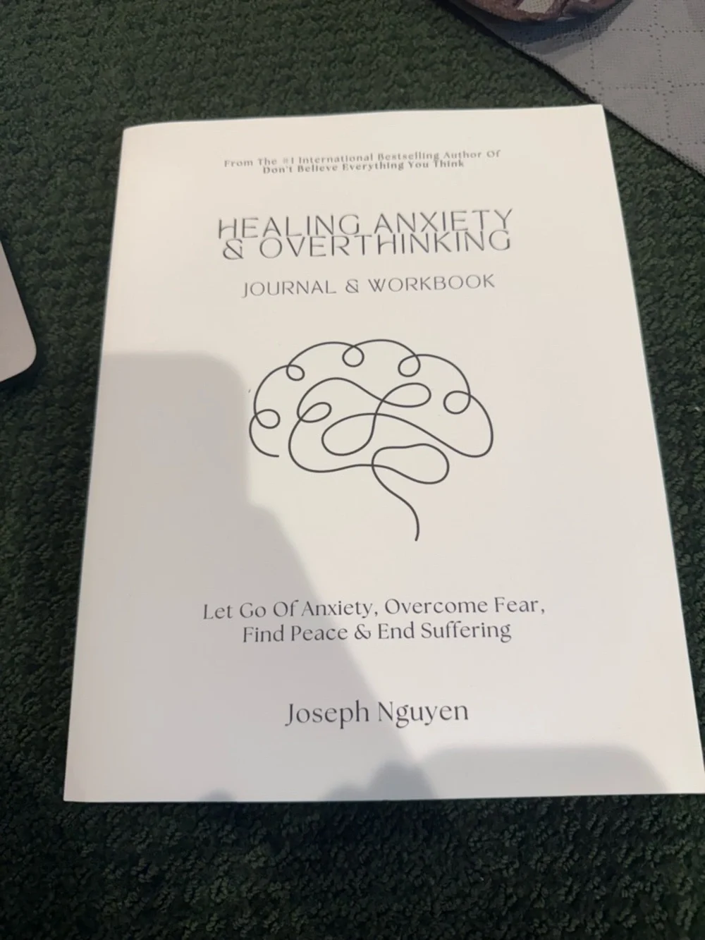 Healing Anxiety & Overthinking Journal & Workbook — White